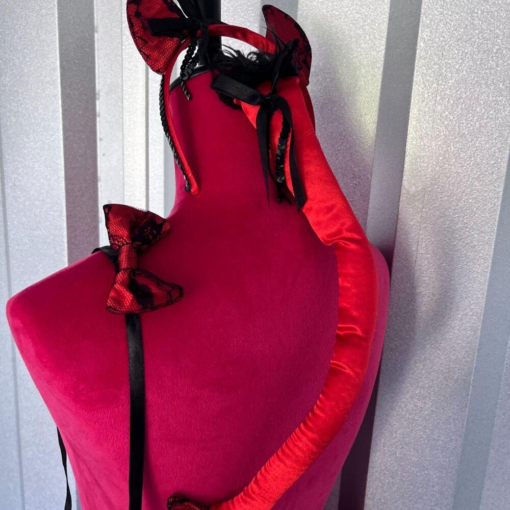 Halloween red devil accessories costume